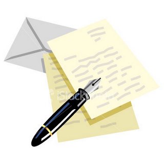 Use Google Docs and entitle your page Letter to a Character